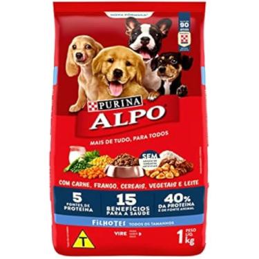 Imagem de Ração Alpo Filhotes Carne Frango Cereais Vegetais E Leite 1Kg