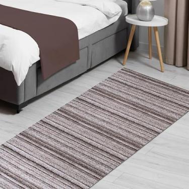 Imagem de Tapete Passadeira Beira Cama Nantes Antiderrapante 0,65 x 1,50 Caramelo