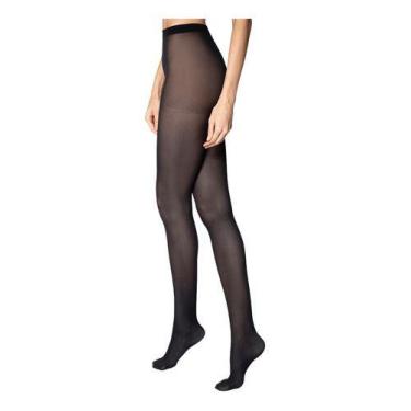 Imagem de Meia Calça Fio 20 Adulto Feminino Opaca Loba - Lupo, Preto, G