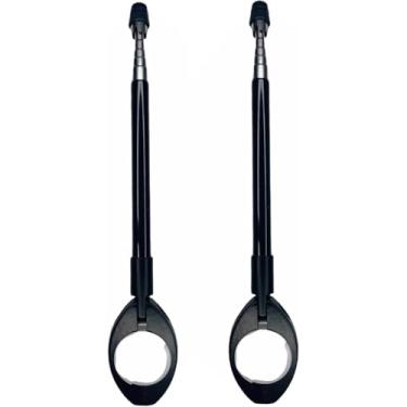 Imagem de KIT 2 Antenas Aparador Corta Linha de Pipa - Moto Retrátil 7 Estágios Especificações: - Inox - Dobrável Guidão Inox - IMPORT PREMIUM