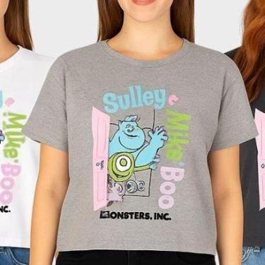 Imagem de Blusinha Curta com Modelagem Estruturada Monstro S.A-Feminino