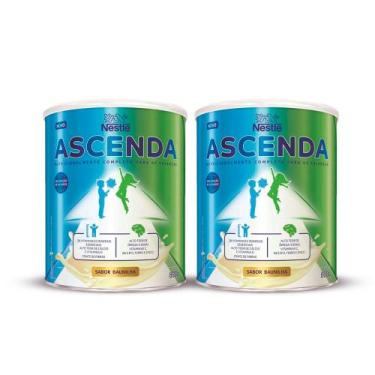 Imagem de Kit 2 Ascenda Sabor Baunilha 800g - Nestlé