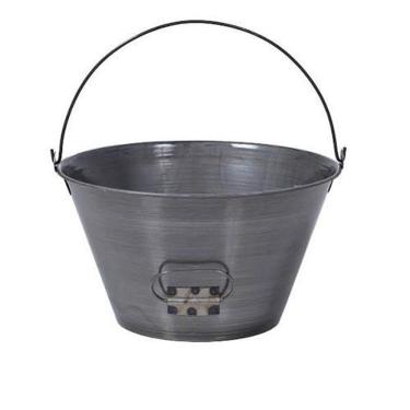 Imagem de Balde De Chapa Verniz Para Pedreiro 10 Litros - Baldebras