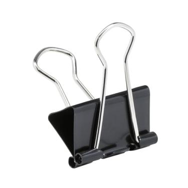 Imagem de BRW Prendedor de Papel Binder Clip 25mm Preto 48 Unidades