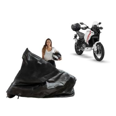Imagem de Capa Protetora Moto Ducati Desert X  com Baú - Kahawai, Preto