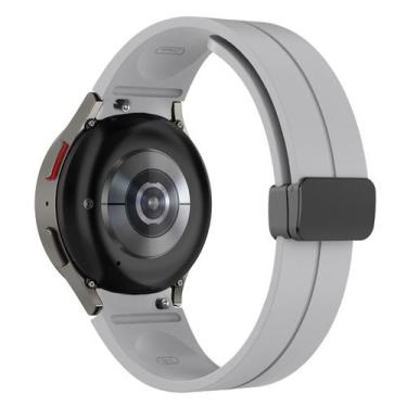 Imagem de Pulseira de Silicone magnética para Samsung Galaxy Watch 4 Watch 5 Act