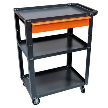 Imagem de Carrinho para Ferramentas 1 Gaveta Cinza/Laranja 91001 - PRESTO 