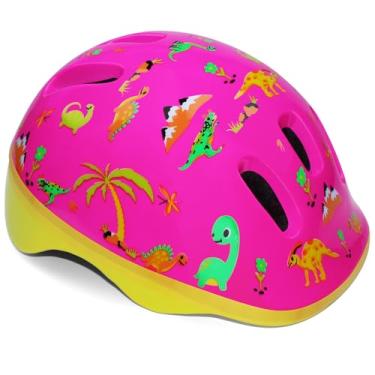 Imagem de Gudook Capacete de bicicleta infantil, capacetes de bicicleta infantil certificados para ciclismo, skate, scooter, patinação, patinação, ajustável e leve para meninos e meninas 3-5-8