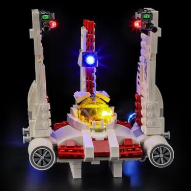 Imagem de BRIKSMAX Kit de luzes 2.0 compatível com Lego Star Wars V-19 Torrent Starfighter 75432 Conjuntos de montagem - Kits de iluminação LED (apenas acessórios), tecnologia de ocultação de cabos para