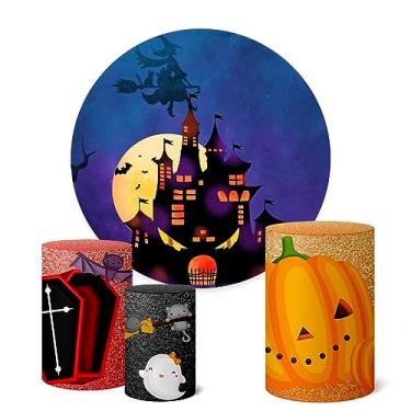 Imagem de Trio Capas Cilindro e Painel Festa 1,50m Halloween (K1HAL0012)