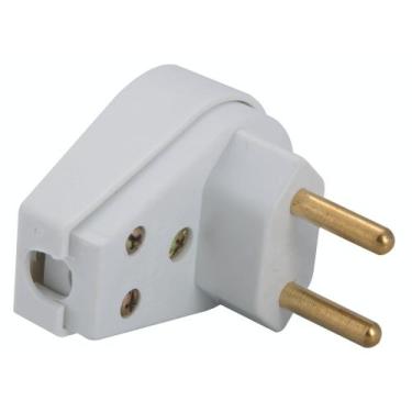Imagem de Plugue Angular 2P 20 A 250 V Tramontina Branco