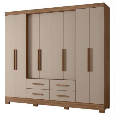 Imagem de Guarda Roupa Casal 8P 237 cm San Lorenzo Moval