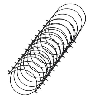 Imagem de Pacote com 12 ganchos de alças de aço inoxidável preto Bignc para maçom de boca regular, bola, potes de conserva