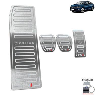 Imagem de Pedaleira+ Descanso Virtus Tsi 2018 19 2020 Manual Prata