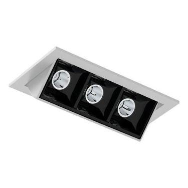 Imagem de Spot Embutir Picco Triplo Interlight 7w 12 2700k 4582 Fe Cor Branco/pr