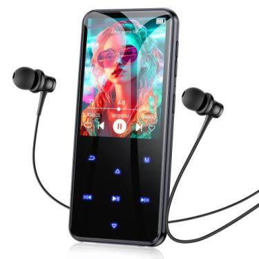 Imagem de Leitor MP3 AGPTEK M3 64GB com Bluetooth, alto-falante e rádio FM