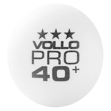 Imagem de Bola Tênis de Mesa Vollo 3 Estrelas Pró 40+ Unissex