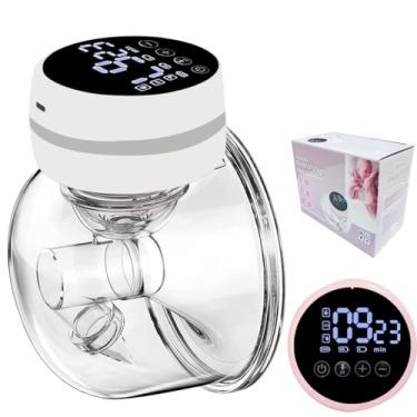 Imagem de Bomba De Leite Elétrica Portátil Recarregável Libera Mãos É Anti-vazamento E Tem 3 Modos 12 Níveis De Sucção