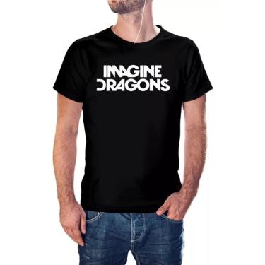 Imagem de Tapete de algodão Shirt Imagine Dragons para mulheres