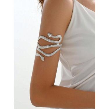 Imagem de Bracelete Pulseira De Cobra Cleópatra Acessório Fantasia - Deusa Modas