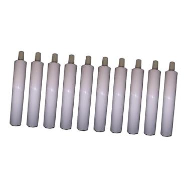 Imagem de KiBcsLic Tubos de tinta de alumínio vazios, recipientes recarregáveis, embalagens de amostra para armazenamento de pasta de dente, frascos para outros tipos de, 10 Unidades de 50ml