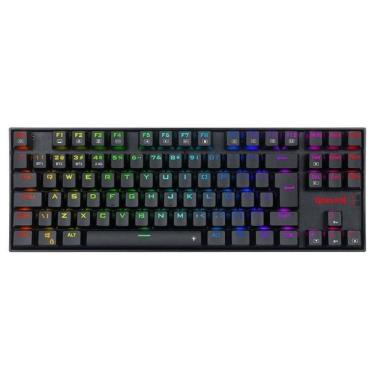 Imagem de Teclado Mecanico Gamer Redragon Kumara PRO RGB Wireless Switch Marrom Preto