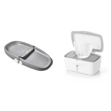 Imagem de OXO Tot Almohadilla para Cambiar y Dispensador de Toallitas, Gris