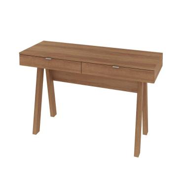 Imagem de Mesa Escrivaninha para Escritório Home Office ME4128 MDP Amendoa - Gran Belo