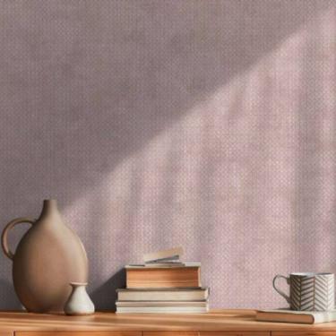 Imagem de Papel de Parede Antigua Geométrico Rosa 388263AG