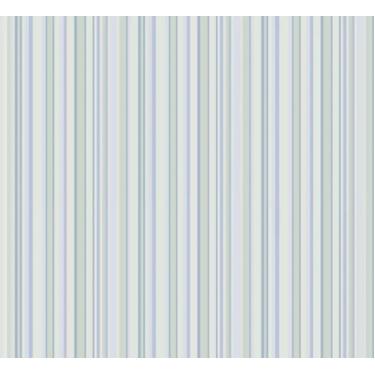 Imagem de Papel de Parede Safari Friends Listrado Azul SF6215