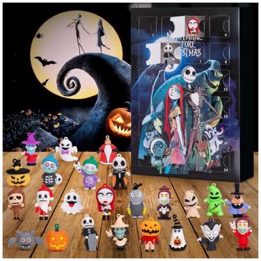 Imagem de Calendário de Advento de Halloween 2025 com 24 Colecionáveis para Crianças, Adultos e Adolescentes - Presentes e Decorações de Halloween em