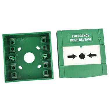 Imagem de Esquirla Alarme de segurança para liberação de porta de emergência para porta de saída, botão de interruptor de quebra de vidro, fácil instalação,