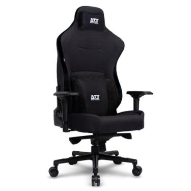 Imagem de Cadeira Gamer DT3 Royce, ergonomica e confortável em Tecido DT3 Techsoft™, espuma injetada, estrutura reforçada em aço tubular, braços 4D+, suporta até 180kg e altura máx. de 2,10m(Cool Black)