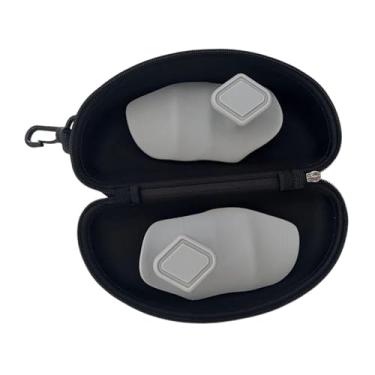 Imagem de Fenteer Luvas de levantamento de peso antiderrapantes, leves e macias, almofadas para barra de halteres para exercícios de treinamento em academia, Cinza