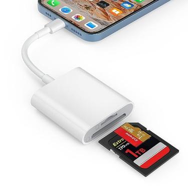 Imagem de TIANSONG Leitor de cartão USB C SD com conversor USB OTG, adaptador Thunderbolt USB 3.0 para cartão de memória MicroSD TF, visualizador de cartão de câmera SDHC SDXC portátil para PC iPad Pro/MacBook Pro/Air/Galaxy S22 (4 peças)