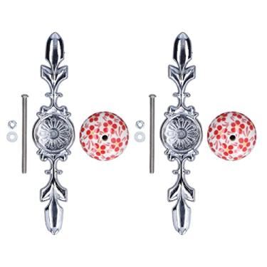 Imagem de Maçanetas de Porta de Armário de Cerâmica 2 Tamanhos, Maçanetas de Cerâmica, Estilo Simples e Moderno, Pintadas à Mão, de Cerâmica (#4)