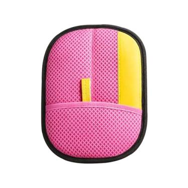 Imagem de Baoblaze Luva de remoção de pelos de animais de estimação, limpador eficiente e reutilizável, ferramenta multiuso para remoção de pelos longos e curtos de, Rosa