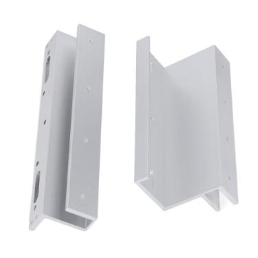 Imagem de Hilitand Suporte de Fechadura Magnética Elétrica, Suporte de Fechadura Eletromagnética, Porta única, Controle de Acesso para Porta de Vidro Sem Moldura, Capacidade de 280kg