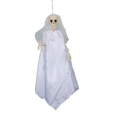 Imagem de Esquirla Decoração de Halloween para Pendurar Fantasmas, Festa, Esqueleto Assustador, Noiva, Decoração para Quintal