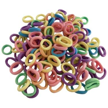 Imagem de MARYLAVENDER Laços de cabelo grandes super elásticos para meninas, crianças e mulheres, sem quebra, sem costura, elásticos para rabos de cavalo, elásticos de cabelo, não escorregam, não desfiam