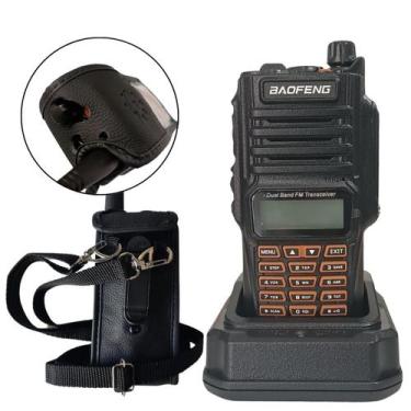 Imagem de Rádio Baofeng UV9R Plus A Prova D' Água Com Capa Couro