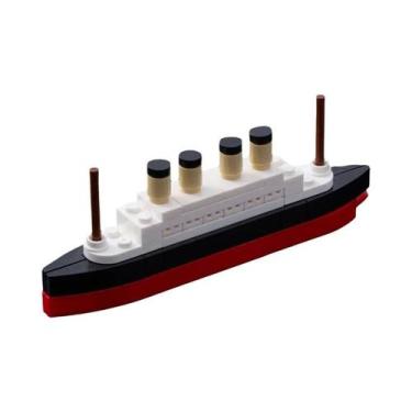 Imagem de Modelo De Navio De Cruzeiro Titanic Para Crianças, Kit De Blocos De Mo