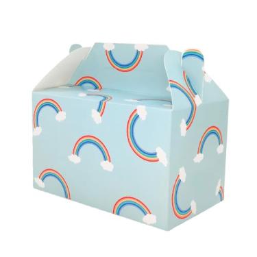 Imagem de Pacote com 24 caixas de doces sacos de guloseimas de lanche caixa de lembrancinhas de festa sacos de presente para aniversário, chá de bebê, volta às aulas Páscoa casamentos recipientes de doces de