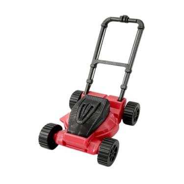 Imagem de YIJU Decoração de Casa de Bonecas: Modelo de Cortador de Grama Artesanal Leve - Enfeite para Casa de Bonecas, Ideal para Festas Infantis e Eventos de Mesa, Vermelho