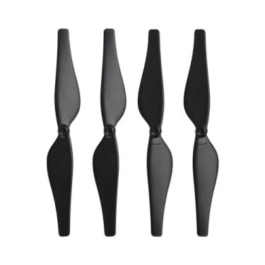 Imagem de equlup Drone Propeller, 4Pcs Carbon Fiber Blades Mini Drone Propellers Drone Replacement Parts Accessories for DJI Tello RC Drone (Black)