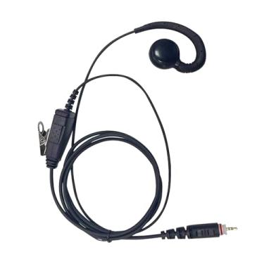 Imagem de JUYODE Fone de ouvido C-Swivel CLP1010e CLP1080e Fone de ouvido Walkie Talkie em forma de G com microfone PTT compatível com Motorola 1010e 1080e CLP1040e CLP1083e CLPe446 CLP446e CLP107e CLPe Plus