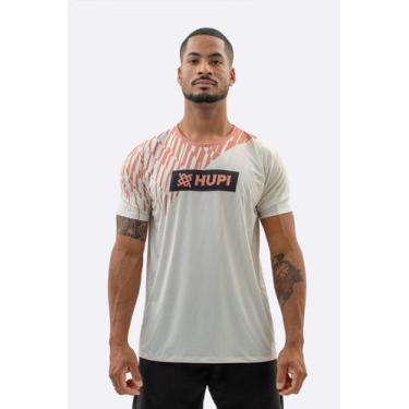 Imagem de Camiseta Dry HUPI Sand Masculina, G, Bege, Marrom