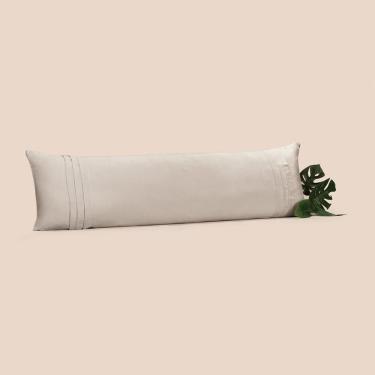 Imagem de Fronha Body Pillow 40cm x 1,30m  Altenburg Haus Frescor Bege Instinto