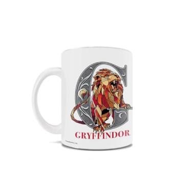 Imagem de Harry Potter – Emblema da Grifinória – Uma caneca de café de cerâmica de 325 ml – Oficialmente licenciada – Perfeita para presentear ou colecionar