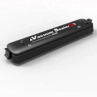 Imagem de Seladora a Vácuo Automática, Máquina de Embalar Alimentos, queijo, frutas, verdura, carne. Design Compacto, Preta